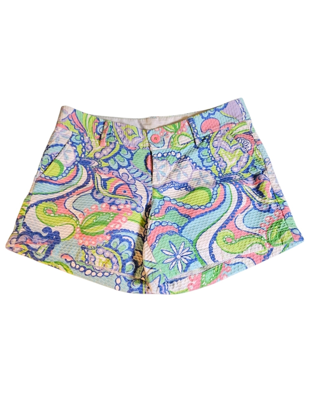 Lilly Pulitzer Pastel Paisley Bermuda "Callahan" Shorts